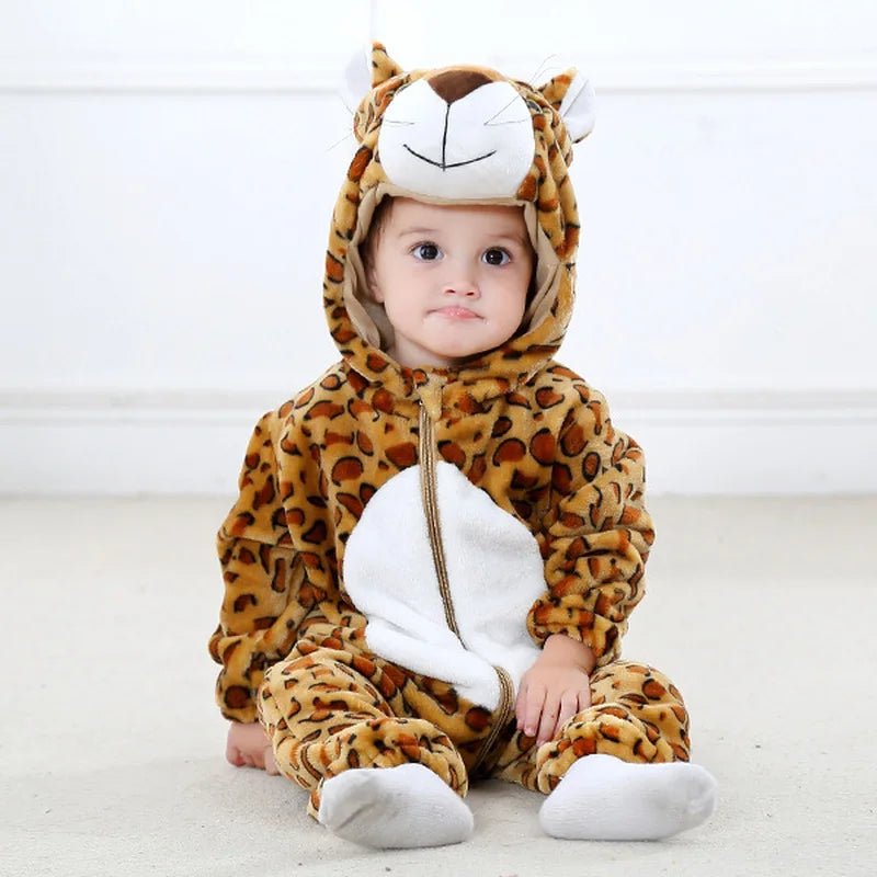 Winter Baby Animal Hooded Jumpsuits - Cosplay Costume - itzy bitsy