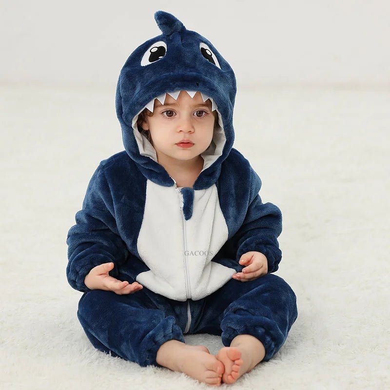 Winter Baby Animal Hooded Jumpsuits - Cosplay Costume - itzy bitsy