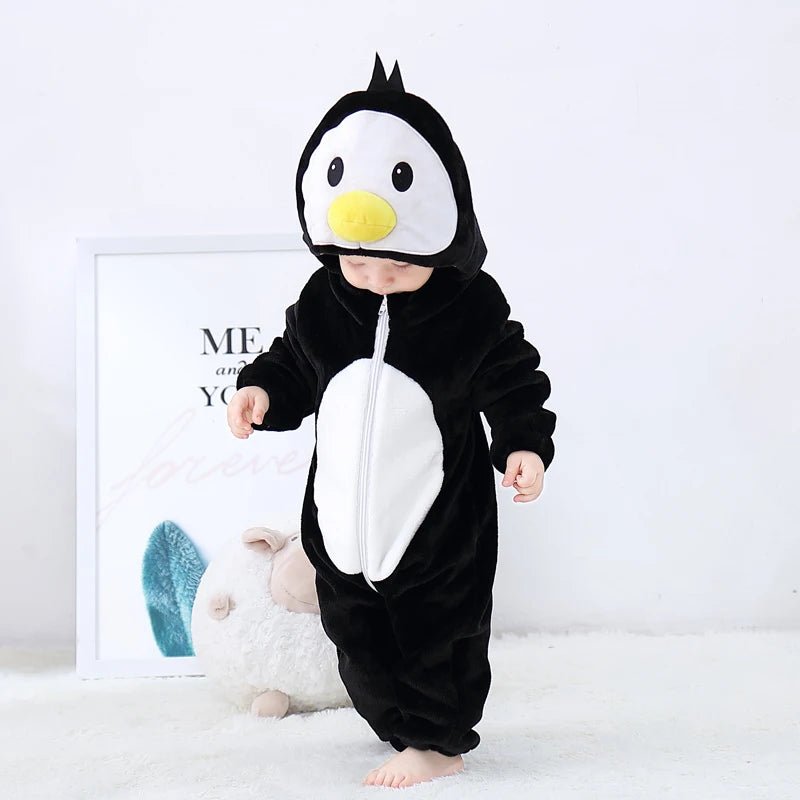 Winter Baby Animal Hooded Jumpsuits - Cosplay Costume - itzy bitsy
