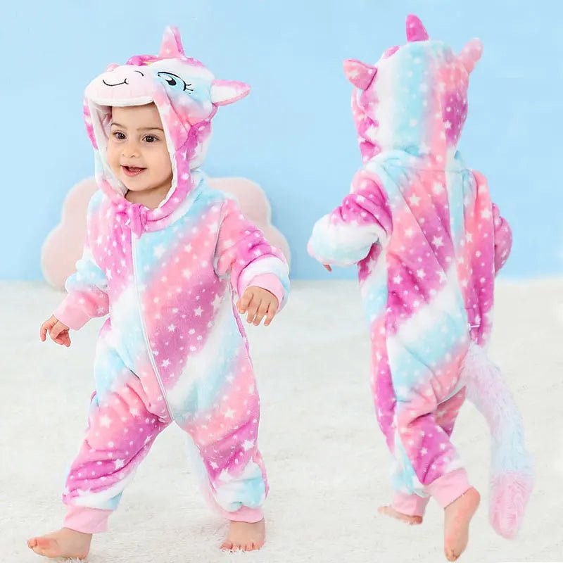 Winter Baby Animal Hooded Jumpsuits - Cosplay Costume - itzy bitsy