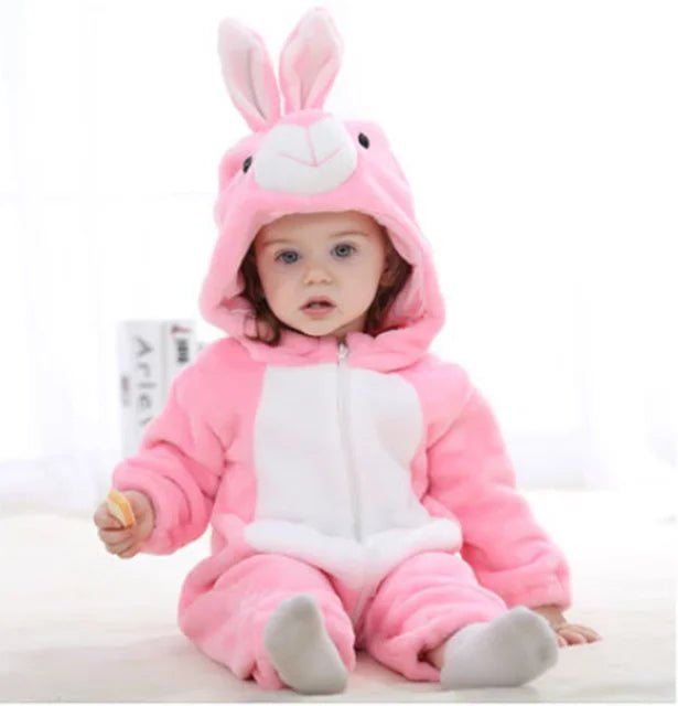 Winter Baby Animal Hooded Jumpsuits - Cosplay Costume - itzy bitsy