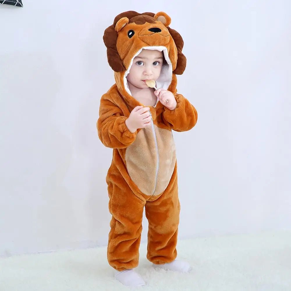 Winter Baby Animal Hooded Jumpsuits - Cosplay Costume - itzy bitsy