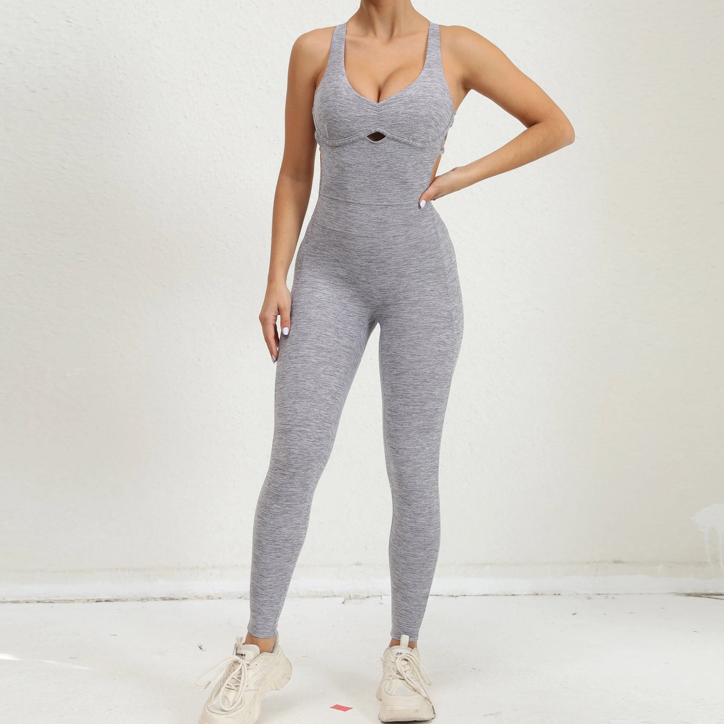 Women's Fitness / Activewear Tummy Control Jumpsuit - itzy bitsy