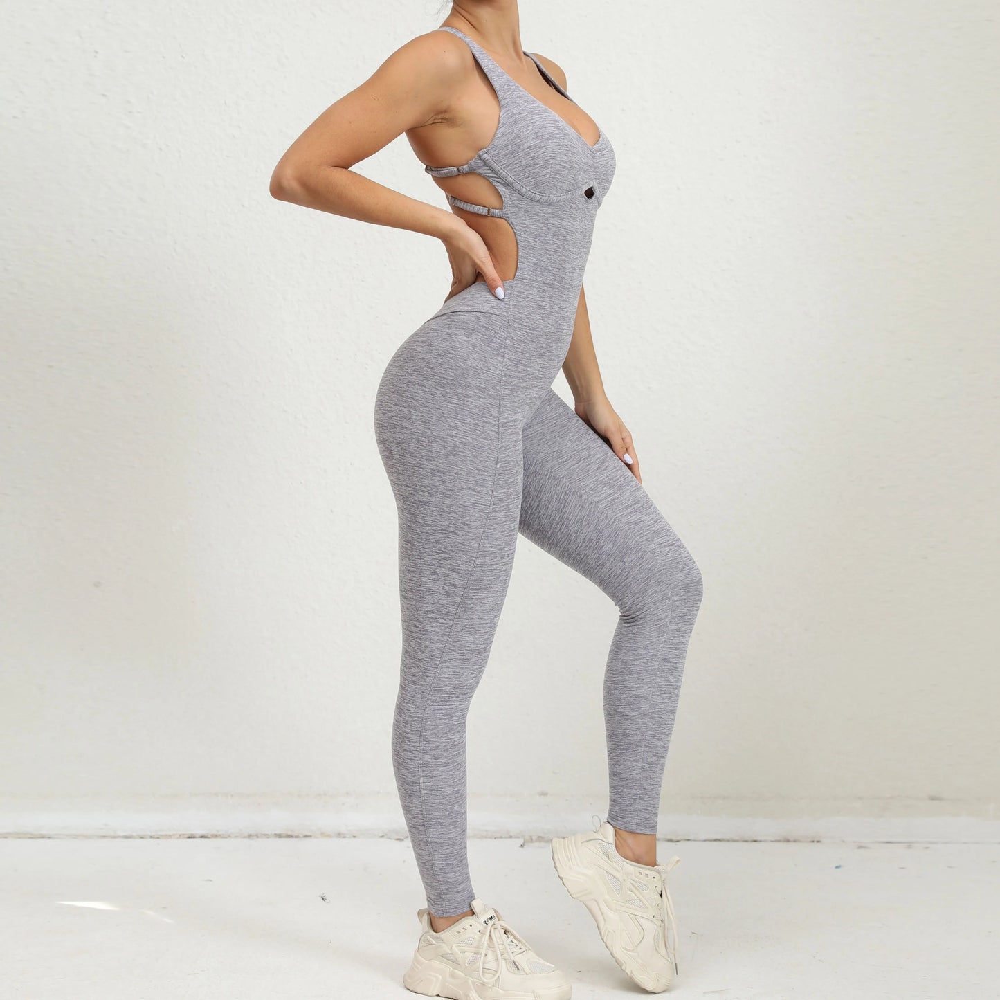 Women's Fitness / Activewear Tummy Control Jumpsuit - itzy bitsy