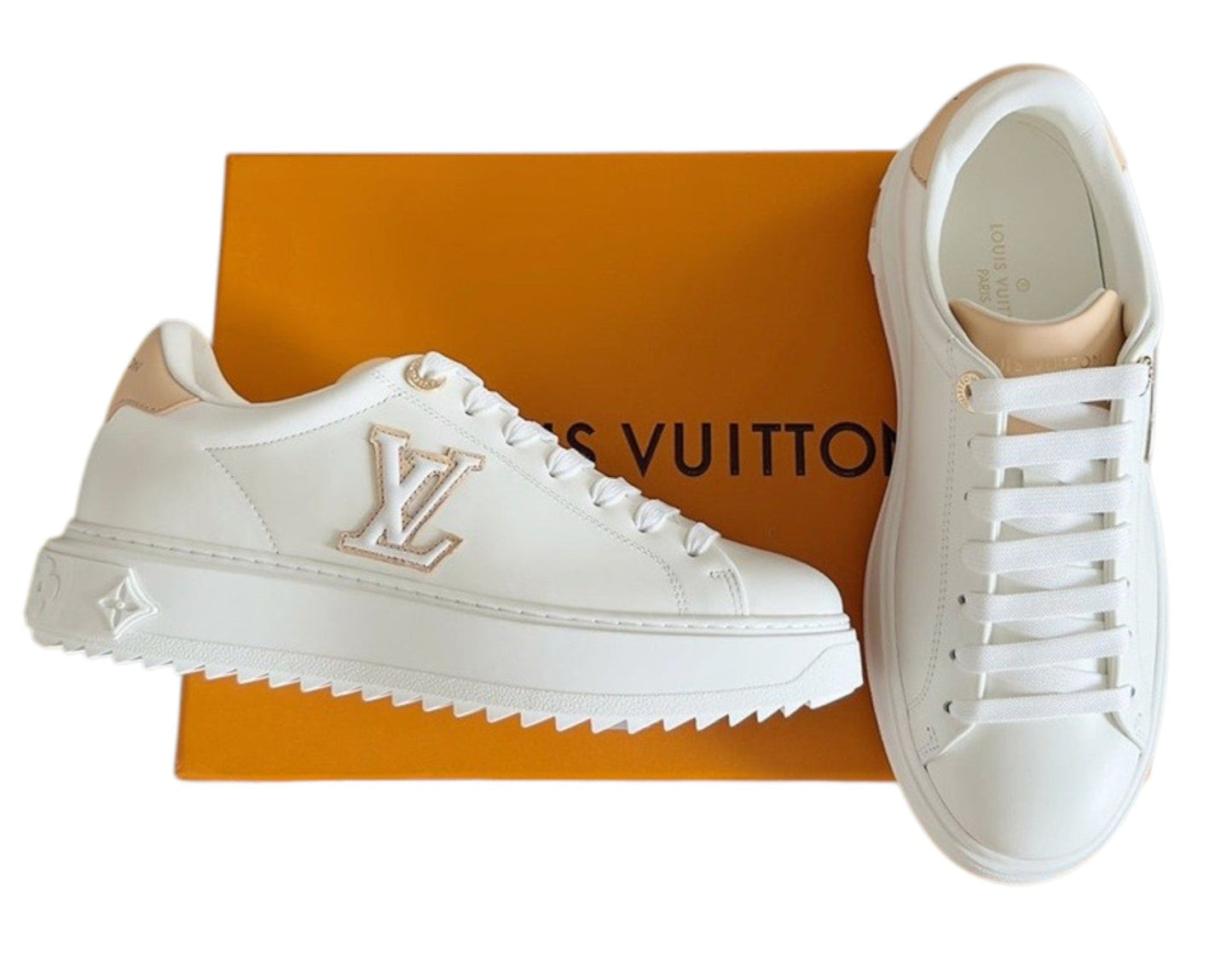 Women's Louis Vuitton Time Out Sneakers - itzy bitsy