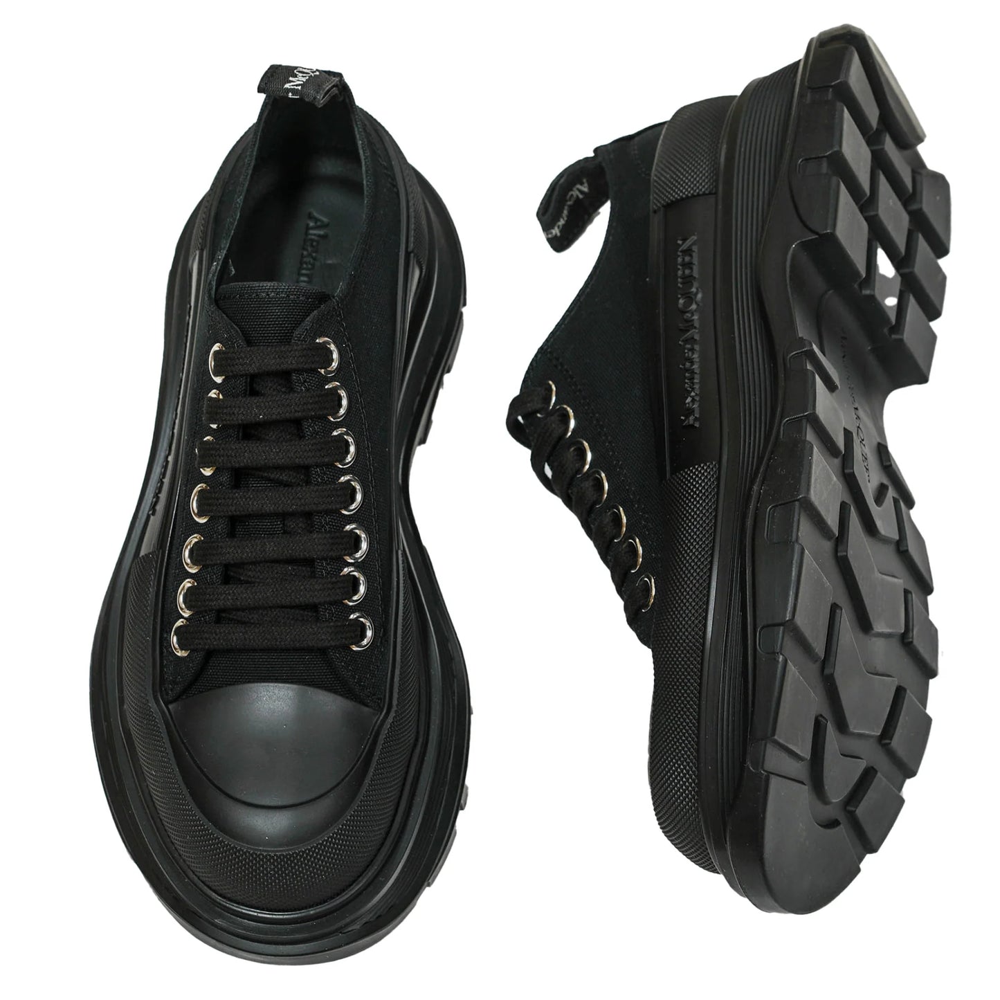 Alexander McQueen Tread Slick Lace-Up Sneakers