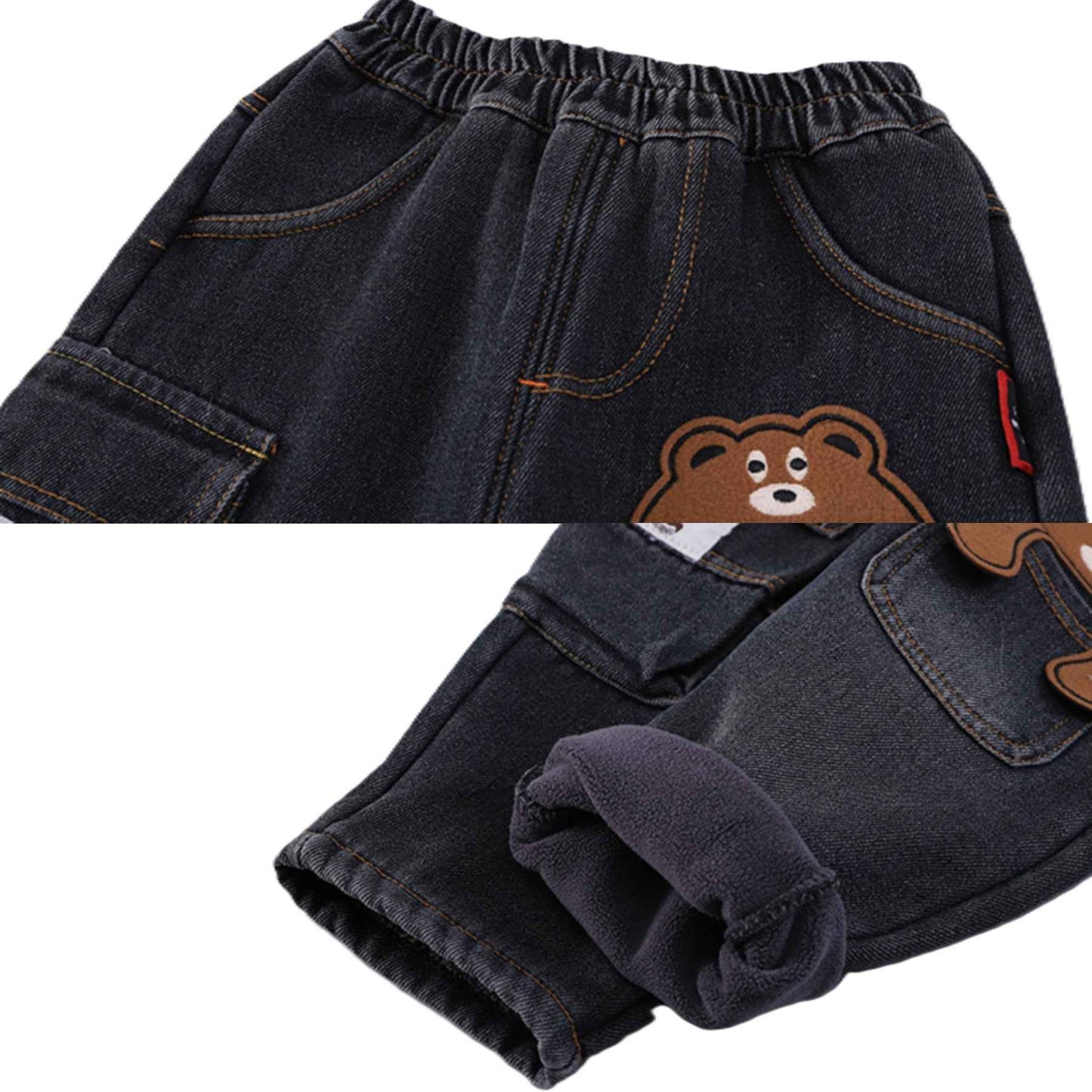 Boy's Honey-Bear Winter Outfit 3Pcs Set