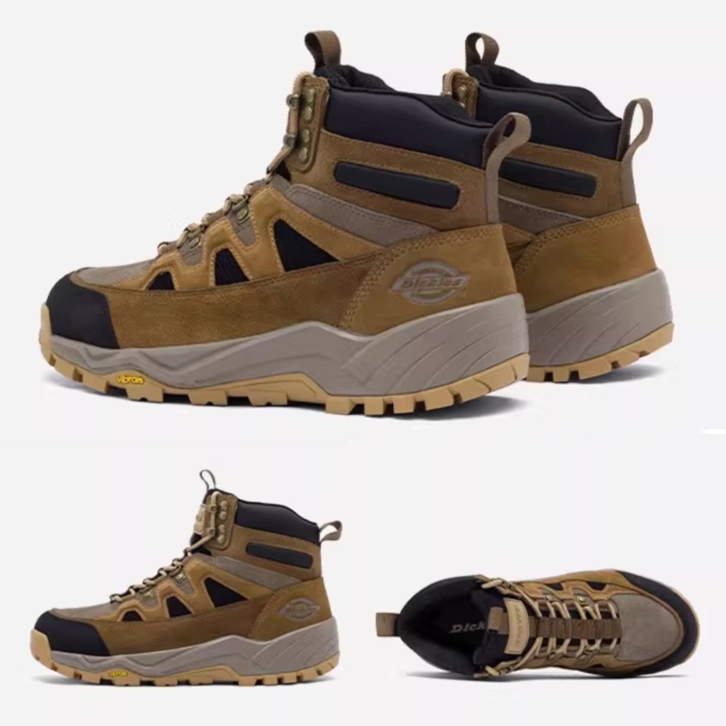 Dickies Mid-High Top Waterproof Non-Slip Hiking Shoes