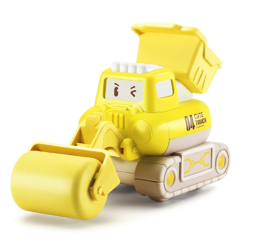 Funny Push and Go Construction Cars for Kids