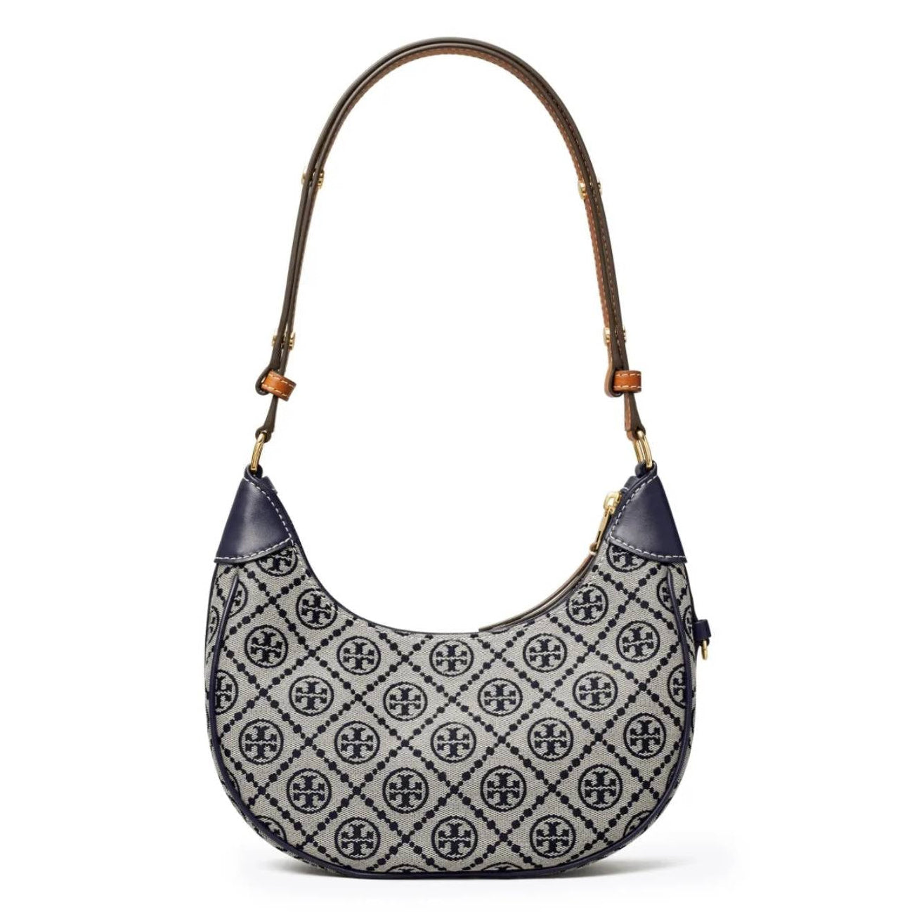 Tory Burch T Monogram Crescent Shoulder Bag