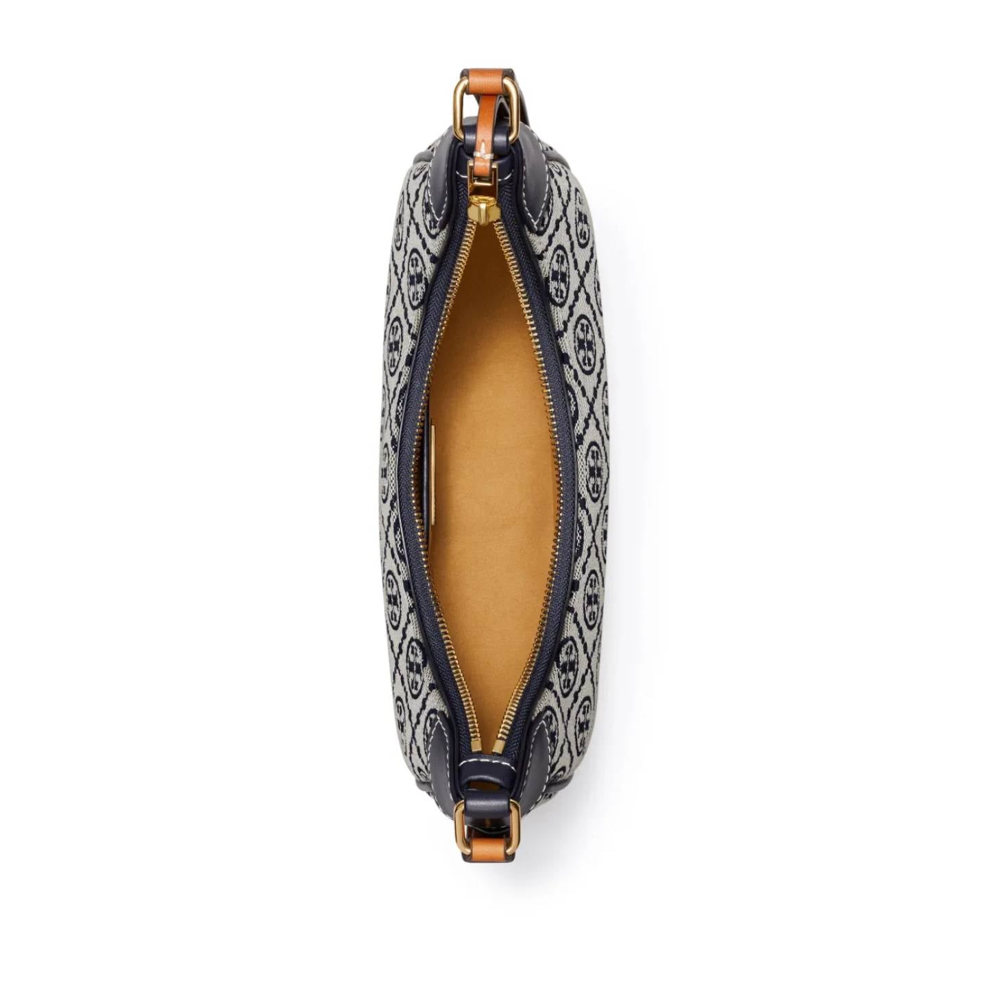 Tory Burch T Monogram Crescent Shoulder Bag