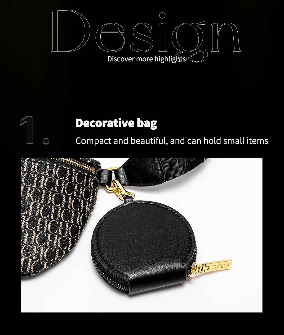 CHCH Women's Crossbody/Chest  Bag