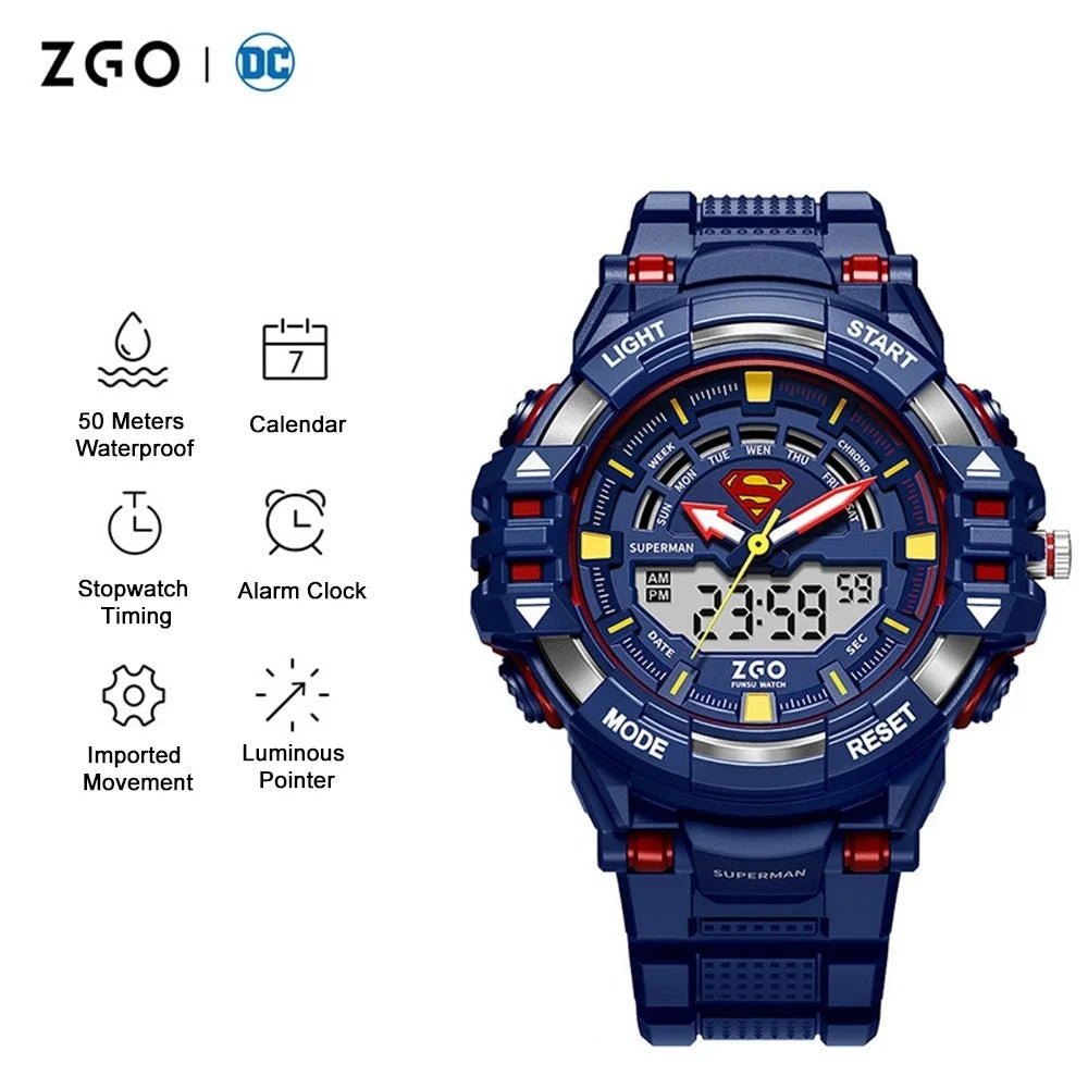 ZGO Batman & Superman Sports Watch - itzy bitsy