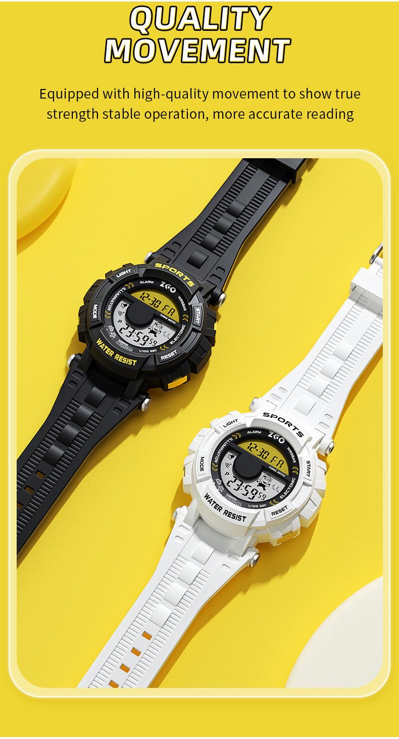 ZGO Co Branded Minions Sports Multi Functional Electronic Watch - itzy bitsy