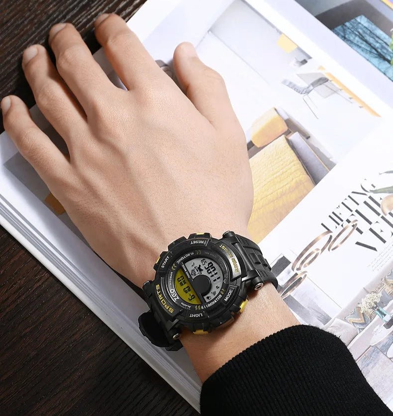 ZGO Co Branded Minions Sports Multi Functional Electronic Watch - itzy bitsy