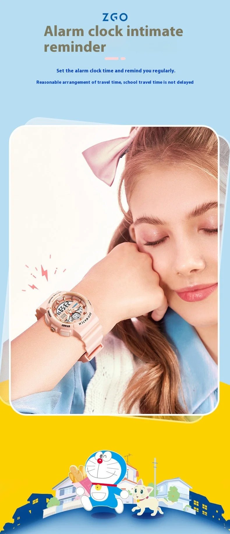 ZGO Doraemon Wrist Watch - itzy bitsy