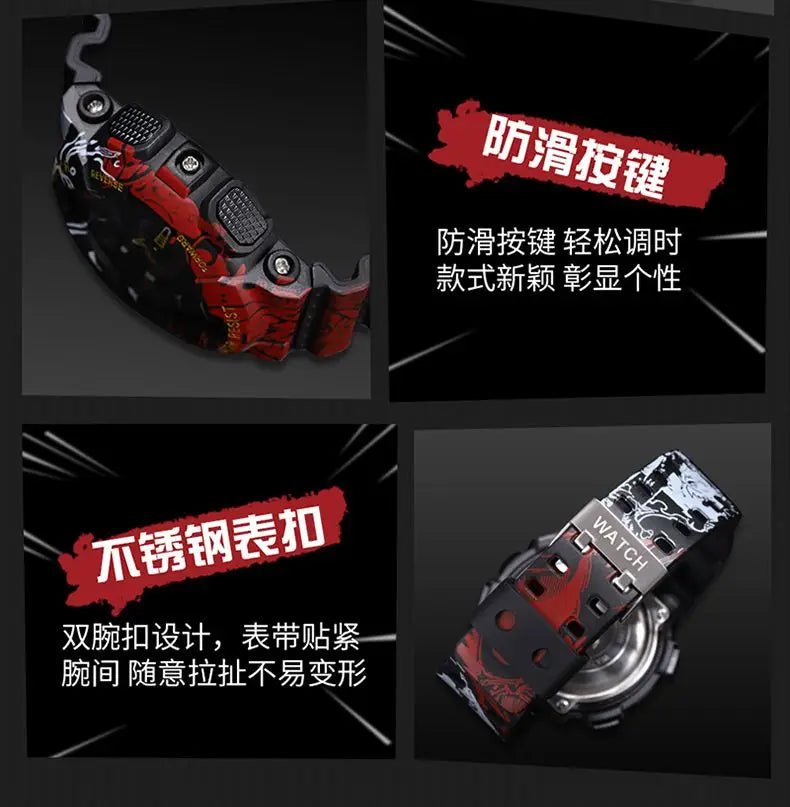 ZGO One Piece Luffy Waterproof Watch - itzy bitsy