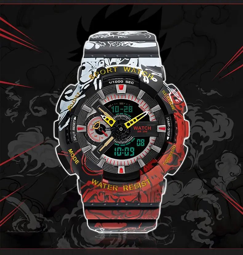 ZGO One Piece Luffy Waterproof Watch - itzy bitsy