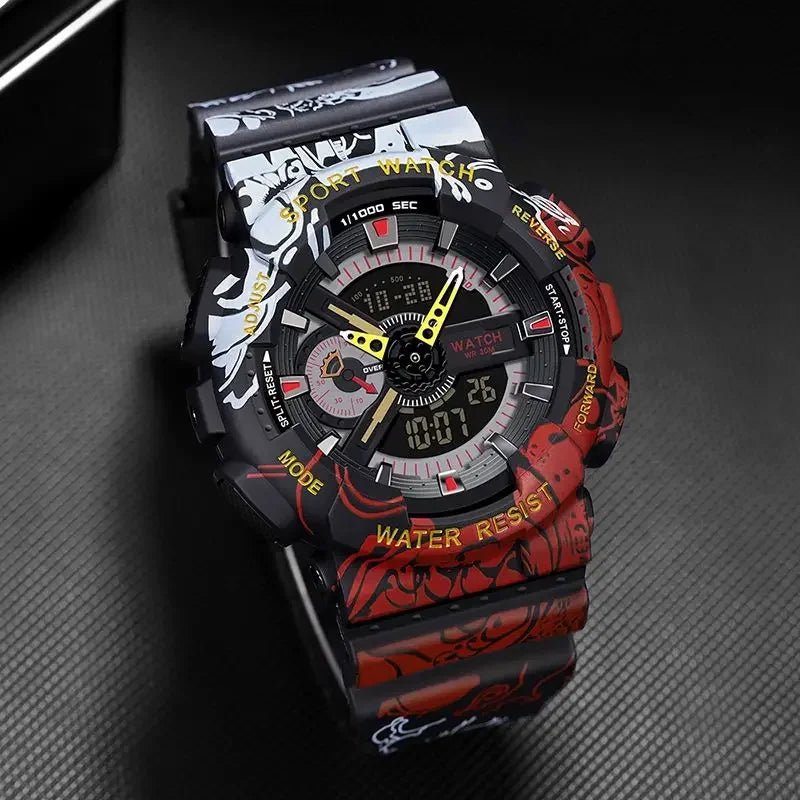 ZGO One Piece Luffy Waterproof Watch - itzy bitsy
