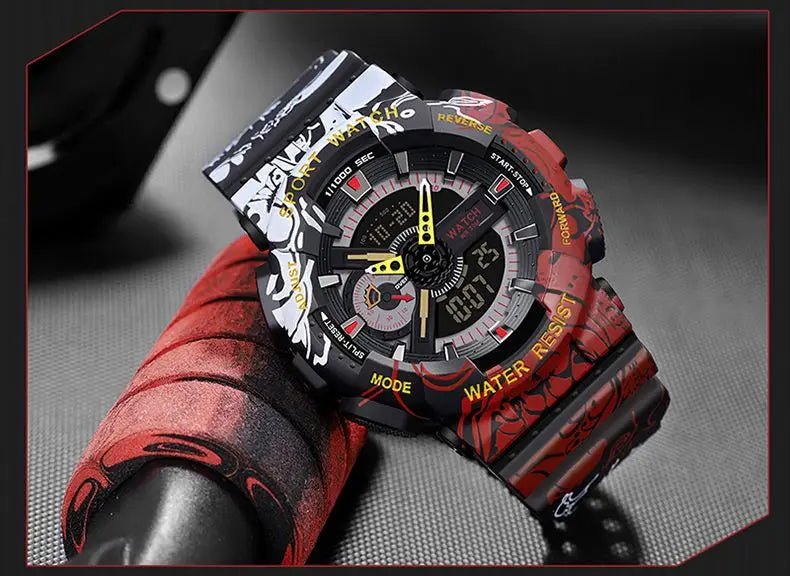 ZGO One Piece Luffy Waterproof Watch - itzy bitsy