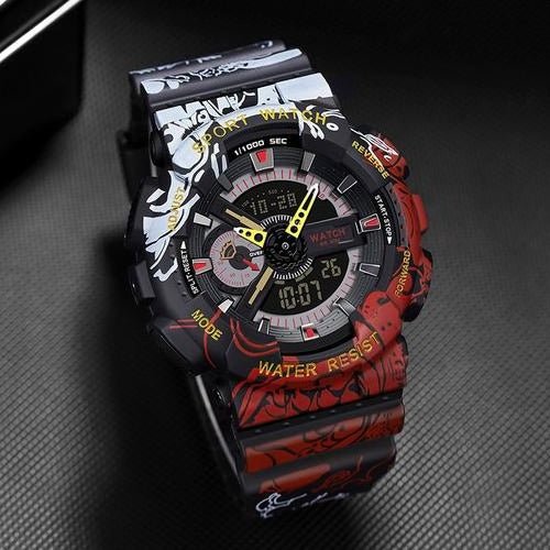 ZGO One Piece Luffy Waterproof Watch - itzy bitsy