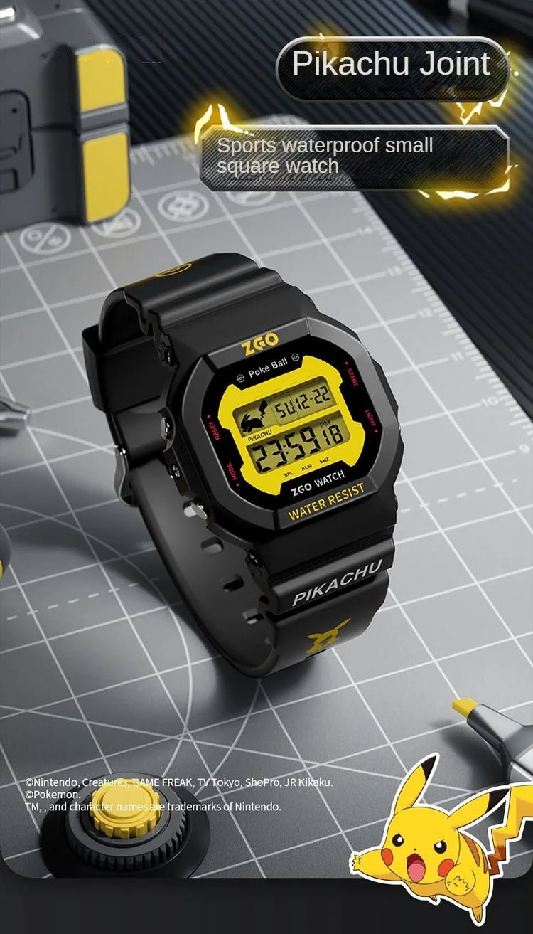 ZGO Pikachu Digital Watches - itzy bitsy