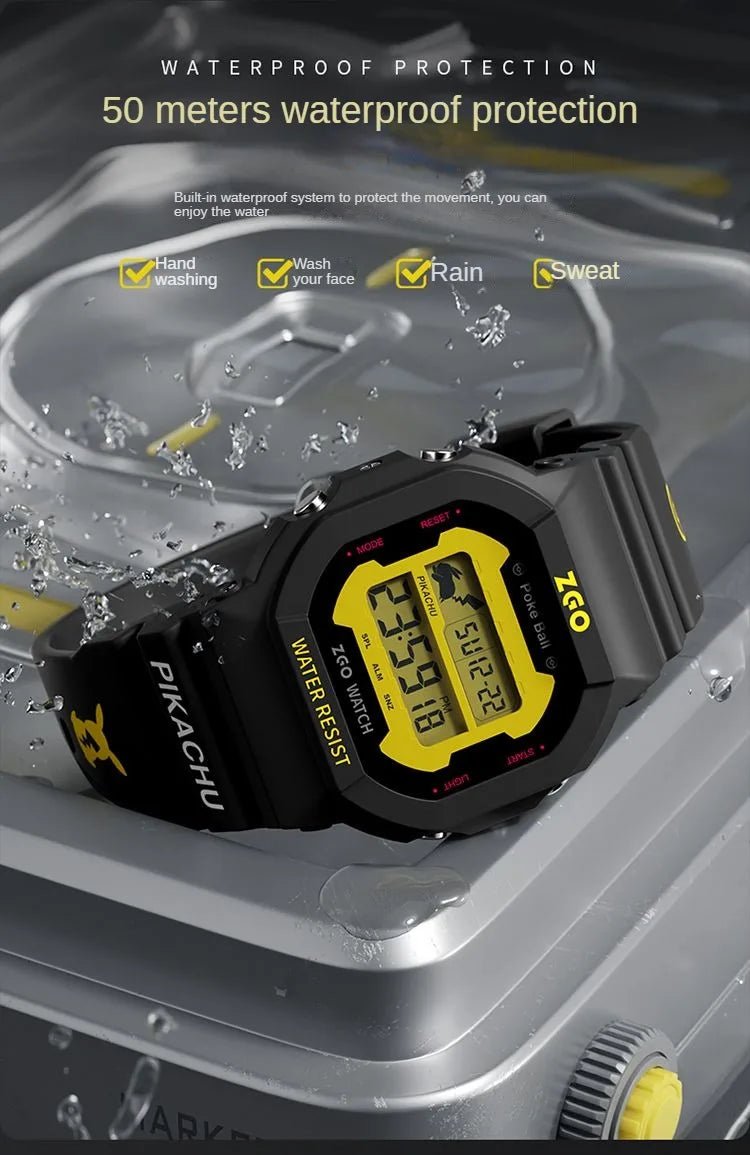 ZGO Pikachu Digital Watches - itzy bitsy