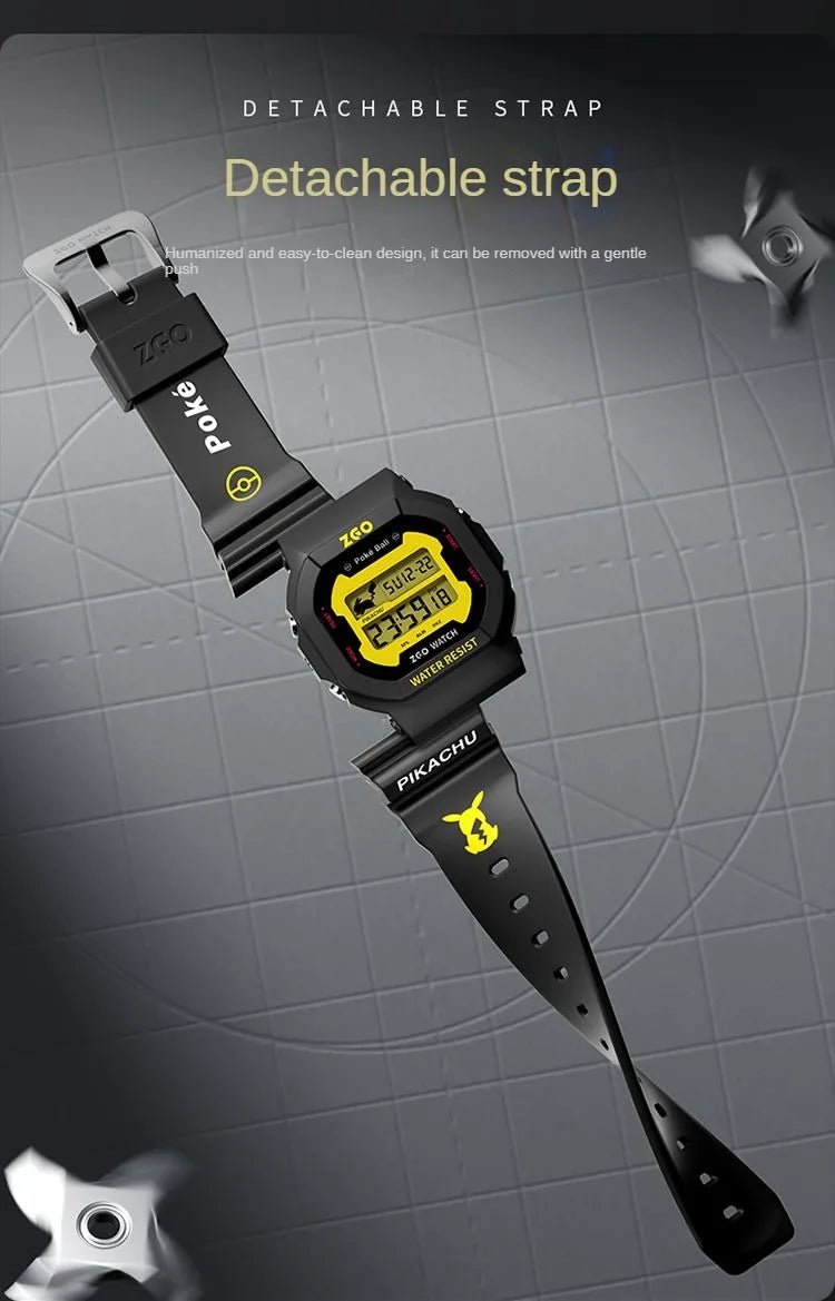 ZGO Pikachu Digital Watches - itzy bitsy