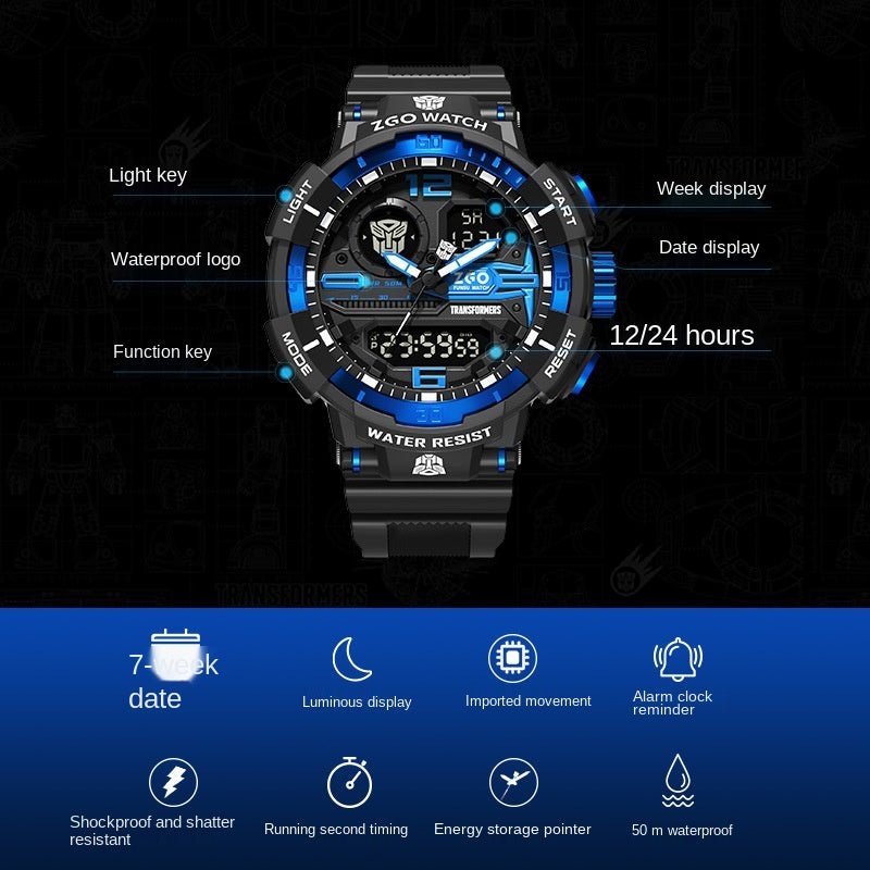 ZGO Transformers Sports Watch - itzy bitsy