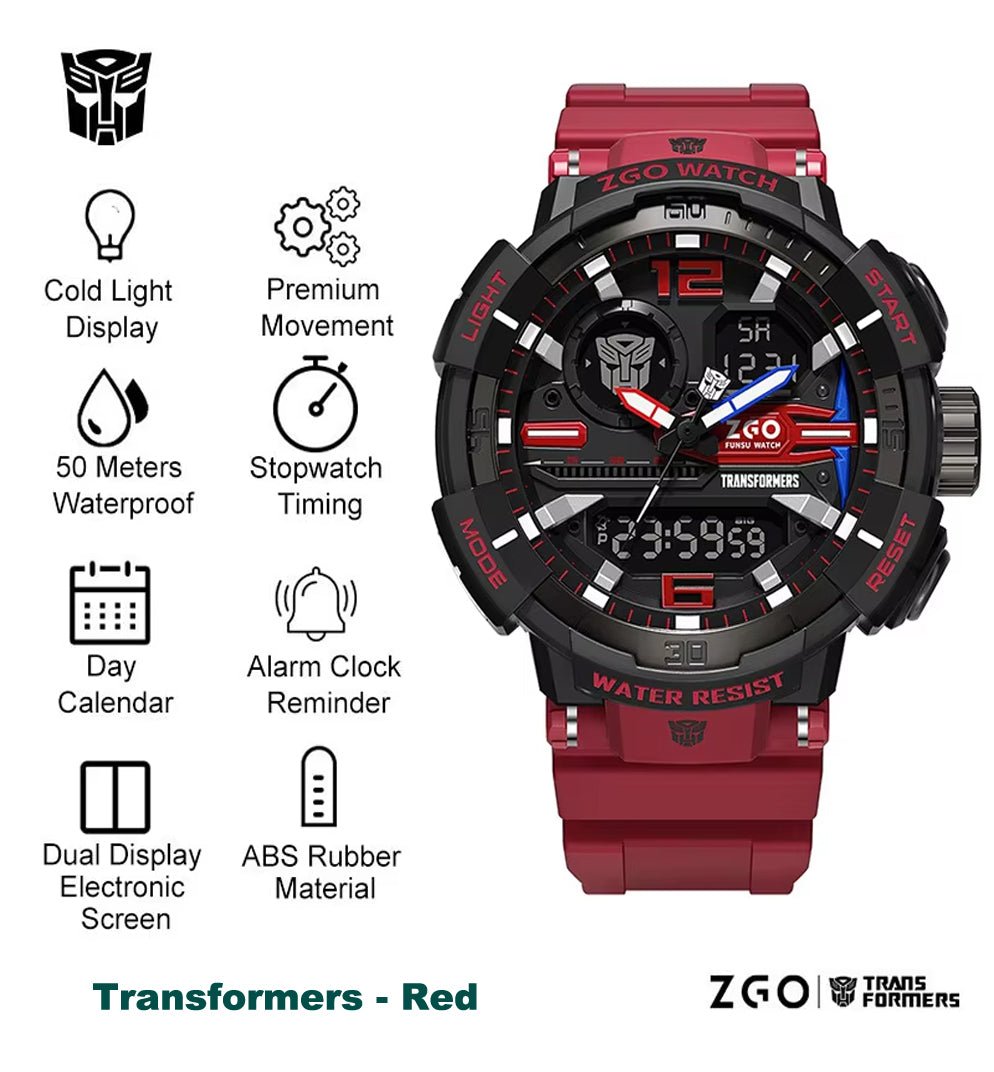 ZGO Transformers Sports Watch - itzy bitsy