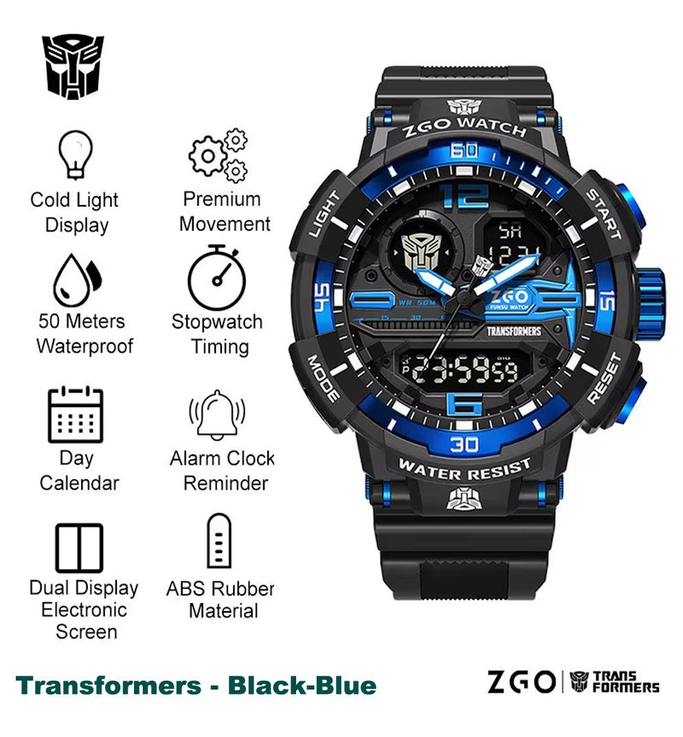 ZGO Transformers Sports Watch - itzy bitsy