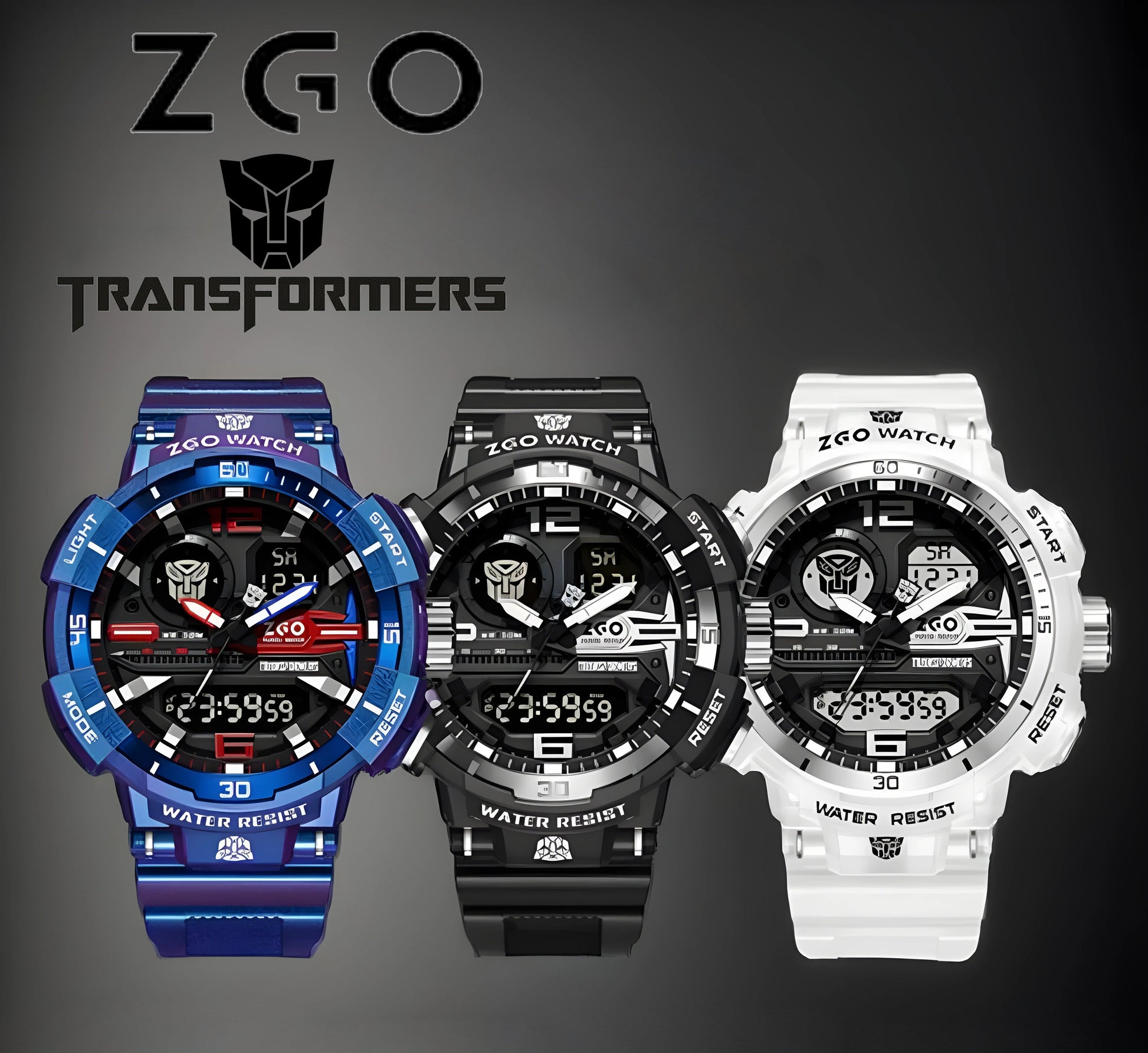 ZGO Transformers Sports Watch - itzy bitsy