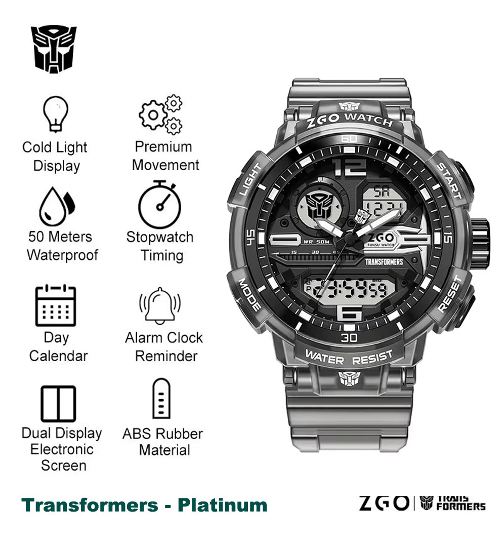 ZGO Transformers Sports Watch - itzy bitsy