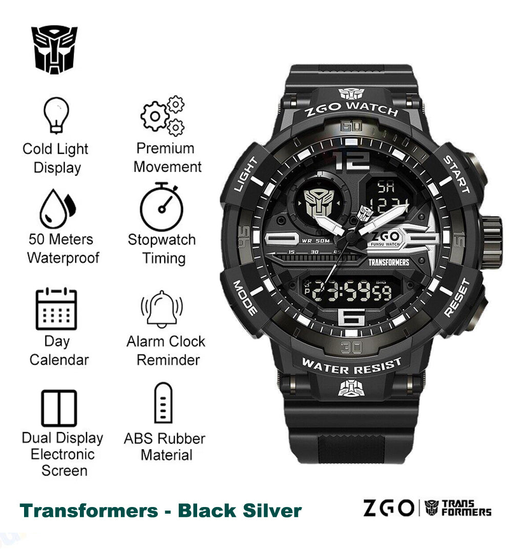 ZGO Transformers Sports Watch - itzy bitsy