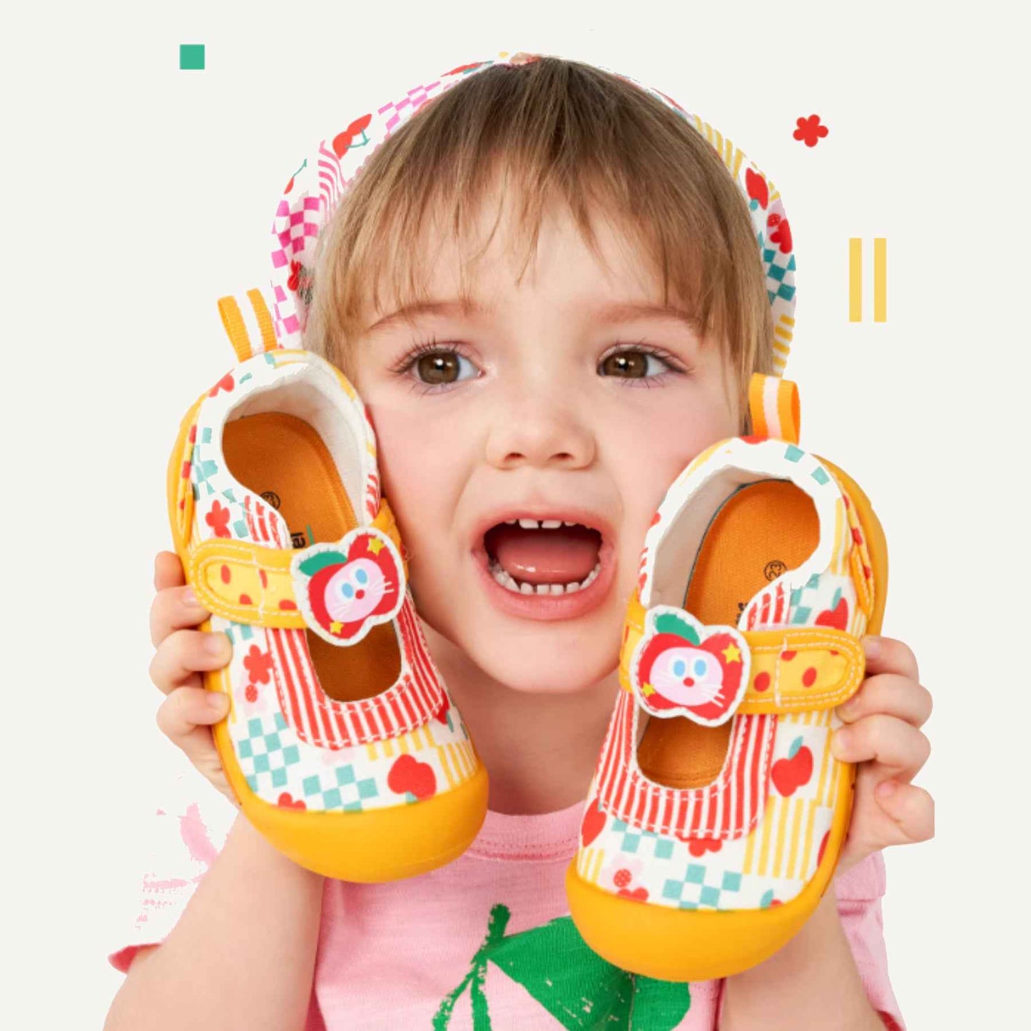 Kidsing Kedi Star Toddler Canvas Shoes Girls's Soft Sole Sneakers